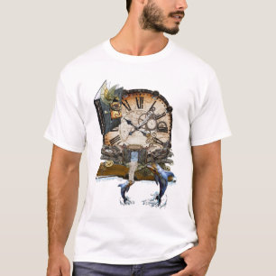 T-shirt Livre d'histoire du dragon de Steampunk
