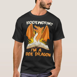 T-shirt Livre Dragon Design pour un Imaginaire Lover livre