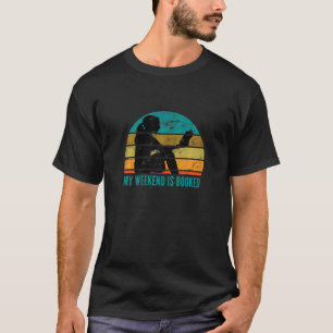 T-shirt Livre Et Lecteur My Weekend Is All Booking 2