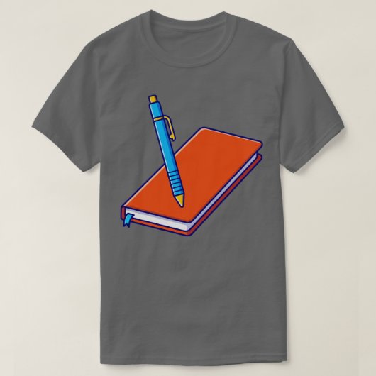 T-shirt Livre Et Stylet (Design devant)