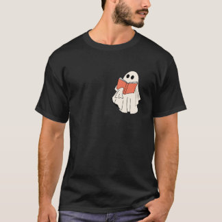 T-shirt Livre Fantôme Lecture Halloween Livres Louvain Ens