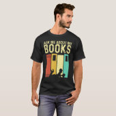 T-shirt Livre Hommes Lecteurs Lecteurs Bibliothécaire (Devant entier)