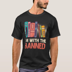 T-shirt Livre Je suis avec Banned Bookworm Reading Book fa