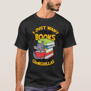 T-shirt Livre Lecteur Bookwort Livres Rodent Pet Chinch