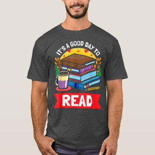 T-shirt Livre Lecture Bookwort Reader Coffee Books
