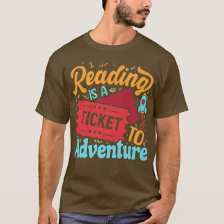 T-shirt Livre Lecture Humour Bookworm Pun Livre Lover Tet 