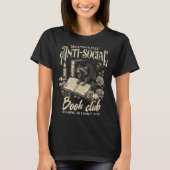 T-shirt Livre Lover Lecture livre sans vergogne anti-socia (Devant)