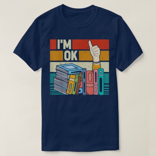 T-shirt Livre Lover Reader Bookworm93 (Design devant)