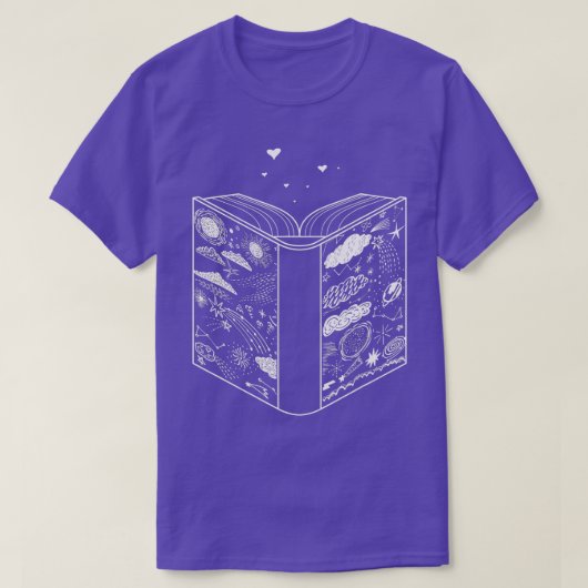 T-shirt Livre Lover Reader Bookworm Lecture (Design devant)