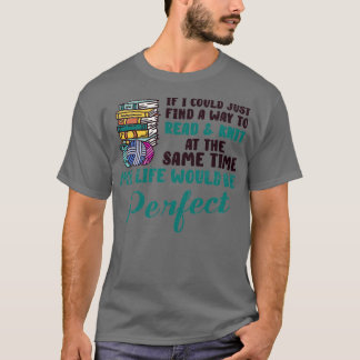 T-shirt Livre Lover Tricot livre Lecture Arts et artisanat