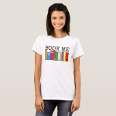 T-shirt Livres colorés Book Me (Devant entier)