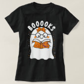T-shirt Livres ! Cute Ghost Lecture Bibliothèque Livres Ha (Design devant)