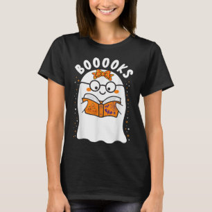 T-shirt Livres ! Cute Ghost Lecture Bibliothèque Livres Ha
