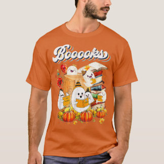 T-shirt Livres ! Cute Ghost Lecture Bibliothèque Livres Ha