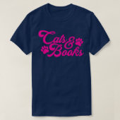 T-shirt Livres de chats (Design devant)