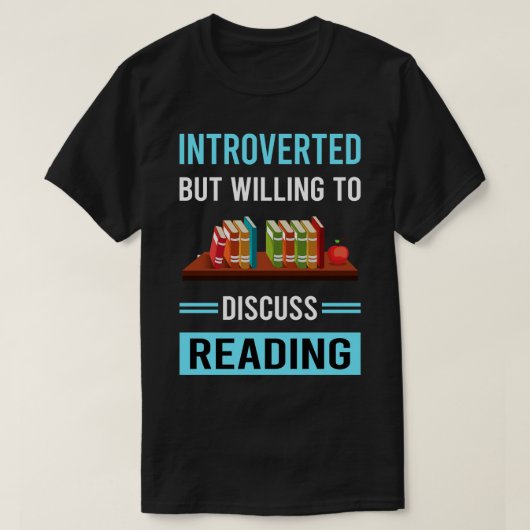 T-shirt Livres de lecture présentés (Design devant)