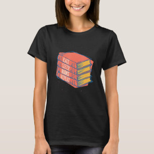 T-shirt Livres de sommeil de consommation courante Répéter