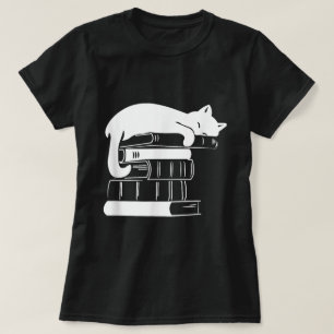 T-shirt Livres Et Chats Amoureux des chats Chat Maman Rése