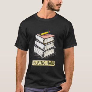 T-shirt Livres et crayon de conception créative pour une m