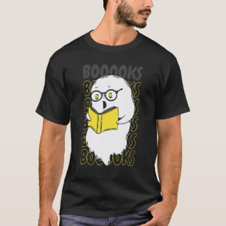 T-shirt Livres fantômes lecture livre Halloween enseignant