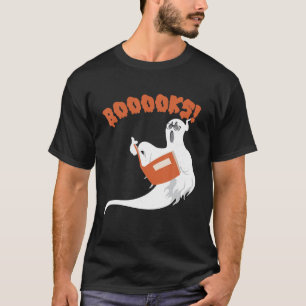 T-shirt Livres Funny Halloween Ghost Livres de lecture