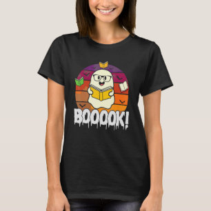 T-shirt Livres Ghost Boo Lire Livres Bibliothèque Livre 1