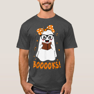 T-shirt Livres Ghost Funny Boo Lire Livres Lover Library H