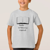 T-shirt - Livres ... pas de piles requises (devant (Devant)