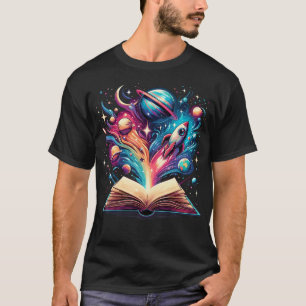 T-shirt Livres pour amateur d'astronomie et d'espace