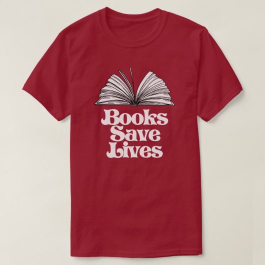 T-shirt Livres Sauver des vies (Design devant)
