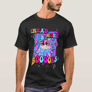 T-shirt Livress Mignon Fantôme Lis Plus de Livres Prof Drô