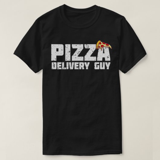 T-shirt Livreur de pizza Conception pour les amateurs de p (Design devant)