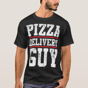 T-shirt livreur de pizza correspondant costume de pizza po