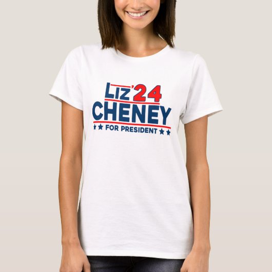 T-shirt Liz Cheney 2024 Pour Président  (Devant)