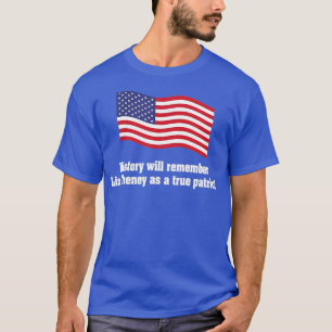 T-shirt Liz Cheney Patriote Véritable Agitant Patriotique 