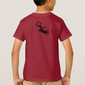 T-shirt Lizard Art Shirts Lizard Shirt Kid's Lizard Long M (Dos)
