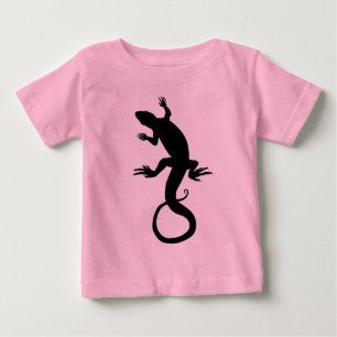 T-Shirt Lizard Baby Mignonne Chemises d'Art Reptil