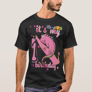 T-shirt Lizard Birthday Girl Princess 1er Anniversaire Liz