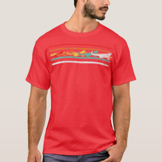 T-shirt Lizard de Dragon À Poitrine