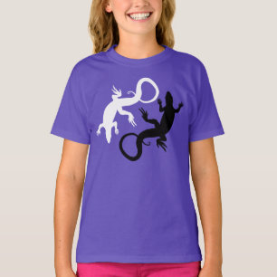 T-shirt Lizard Fille Lizard Bio Shirt Art