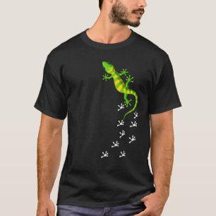 T-shirt Lizard Footprin Herpétologie Hommes reptiles