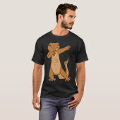 T-shirt lizard gecko dabbing reptile dab (Devant entier)