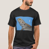 T-shirt Lizard gris et demi-lune (Devant)
