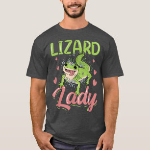 T-shirt Lizard Lady Lizard Animal Gecko Lover