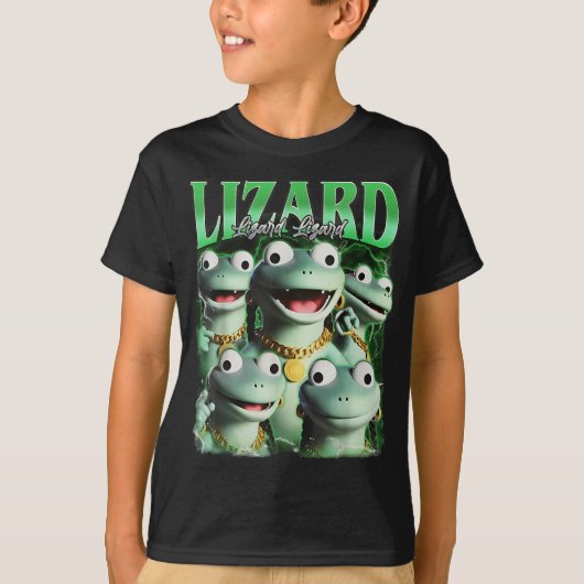 T-shirt Lizard Lizard Lizard Funny meme Lizard Bootleg Wei (Devant)
