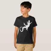 T-shirt Lizard pour enfants Chemises Lizard bio po (Devant entier)