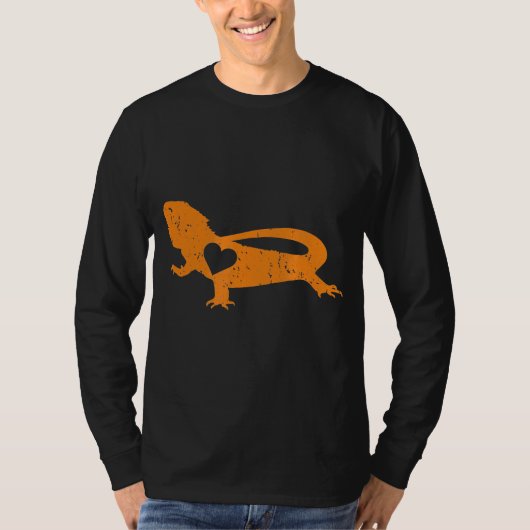 T-shirt Lizard Reptile de Coeur de Dragon (Devant)