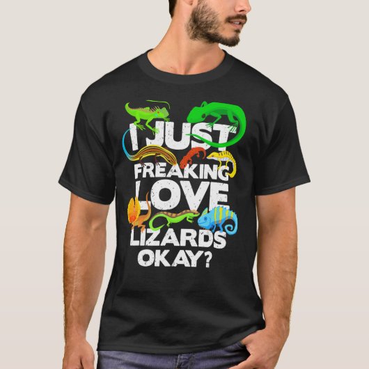 T-shirt Lizard Reptile Lizard (Devant)