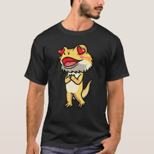 T-shirt Lizard Reptile Pogona Dragon Learé En Amour