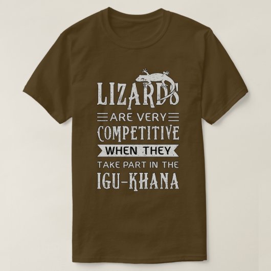 T-shirt Lizard Reptiles Reptile Gecko Animal drôle Cadeau (Design devant)